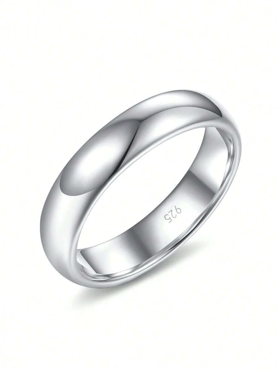 Nhẫn đơn đẹp - Bạc - Xem 1