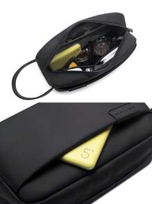 arctic hunter Men Clutch Bag Portable Washing Toiletry Bag Handbag For Sports Business And Travel Storage Bag, Underarm Bag Square Bag For Business, Gift For Father Wash Bag Toiletry Bag Handbag For University Students Thanksgiving Hip Bag Valentine's Day Purses Black Bag Stickers Bags Summer Back To School Holiday The Sporty Life Men Wallet Summer Bag Spring Break Bag Pack Handbags Mini Bag