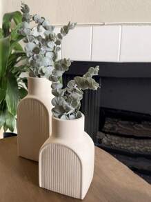 24支電纜桉人工電纜桉葉幹,真實灰綠色觸感葉枝,適用於家庭辦公室花束、中心點、婚禮裝飾（綠色） - 綠色 - 查看 1