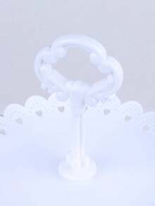 1 件塑料蛋糕架和甜点架适用于生日派对、婚礼展示台装饰蛋糕架蛋糕装饰纸杯蛋糕架蛋糕装饰蛋糕托婚礼装饰婚礼派对用品婚礼装饰婚礼配件婚礼蛋糕架 - 白色 - 查看 6