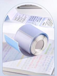 256 張拉捲式便條紙、學生筆記整理貼紙,用於索引錯誤和問題。使用強力黏合劑可輕鬆剝離和粘貼多次 - 紫色 - 查看 6