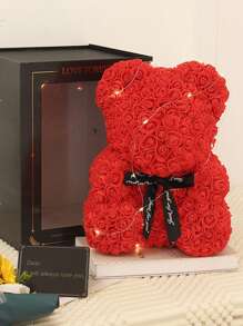 光照禮品盒裝有人造永生花泰迪熊並加上仙女燈,是情人節、紀念日、母親節、聖誕節、生日等時節的最佳禮物等。 - 彩色 - 查看 10