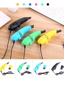 1台創意usb迷你手持式吸塵器,適用於電腦,鍵盤和桌面清潔,包括迷你清潔刷,適用於筆記本電腦,桌上型電腦等設備 - 綠色 - 查看 2