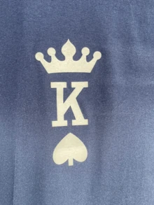 Men T-Shirt Co-Ords - Màu xanh hải quân - Xem 6