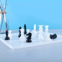 Diy膠模三維棋盤矽膠模具鏡面樹脂 - 軍綠色 - 查看 9