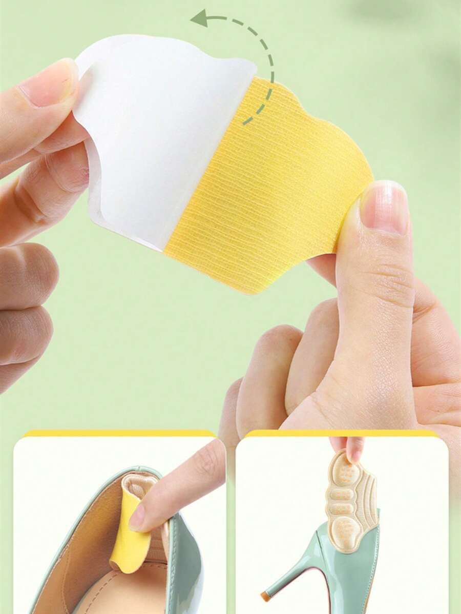 Heel Grips For Shoes, 2 Pairs Back Of Heel Cushion Inserts, Heel