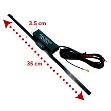 Universal Electronic Windshield Antenna Black - Black - View 2