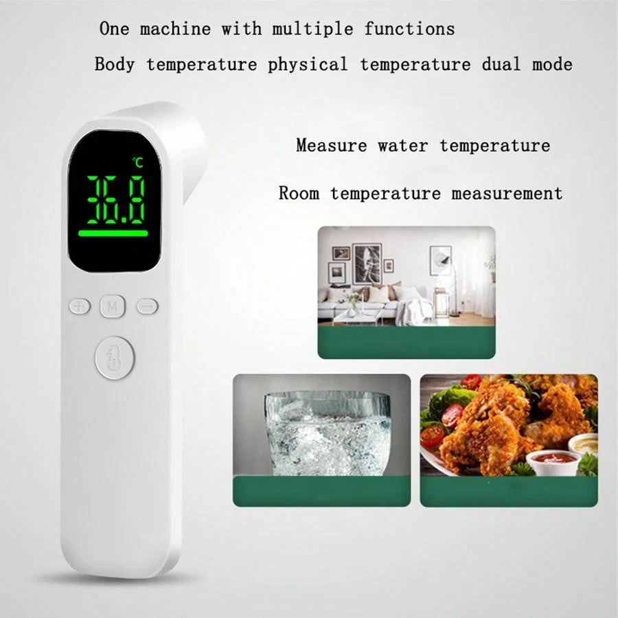 Body Temperature Gun Thermometer Handheld Infrared Frontal Temperature