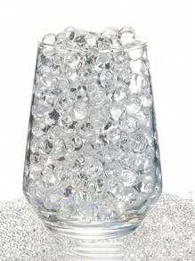 1入組20000顆透明水晶凝膠珠,用於插花和家居裝飾 - 透明 - 查看 1