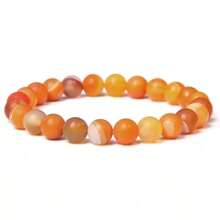 1 stuk 8 mm Prachtig Veel kleurig Steen Helende kristal Stretch Kraal Armbanden Voor mannen en vrouwen Casual Juwelen Feest