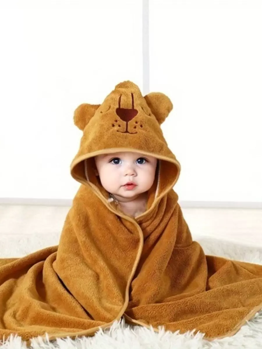 1 Áo choàng tắm bằng vải lông cừu san hô dành cho cả nam và nữ có mũ trùm đầu, thấm hút nhanh, mềm mại và ấm áp, thích hợp dùng làm khăn tắm, đồ ngủ cho bé và sử dụng trong nhà/ngoài trời trong mọi mùa và mọi hoàn cảnh. Tình yêu Valentine - Màu vàng - Xem 1