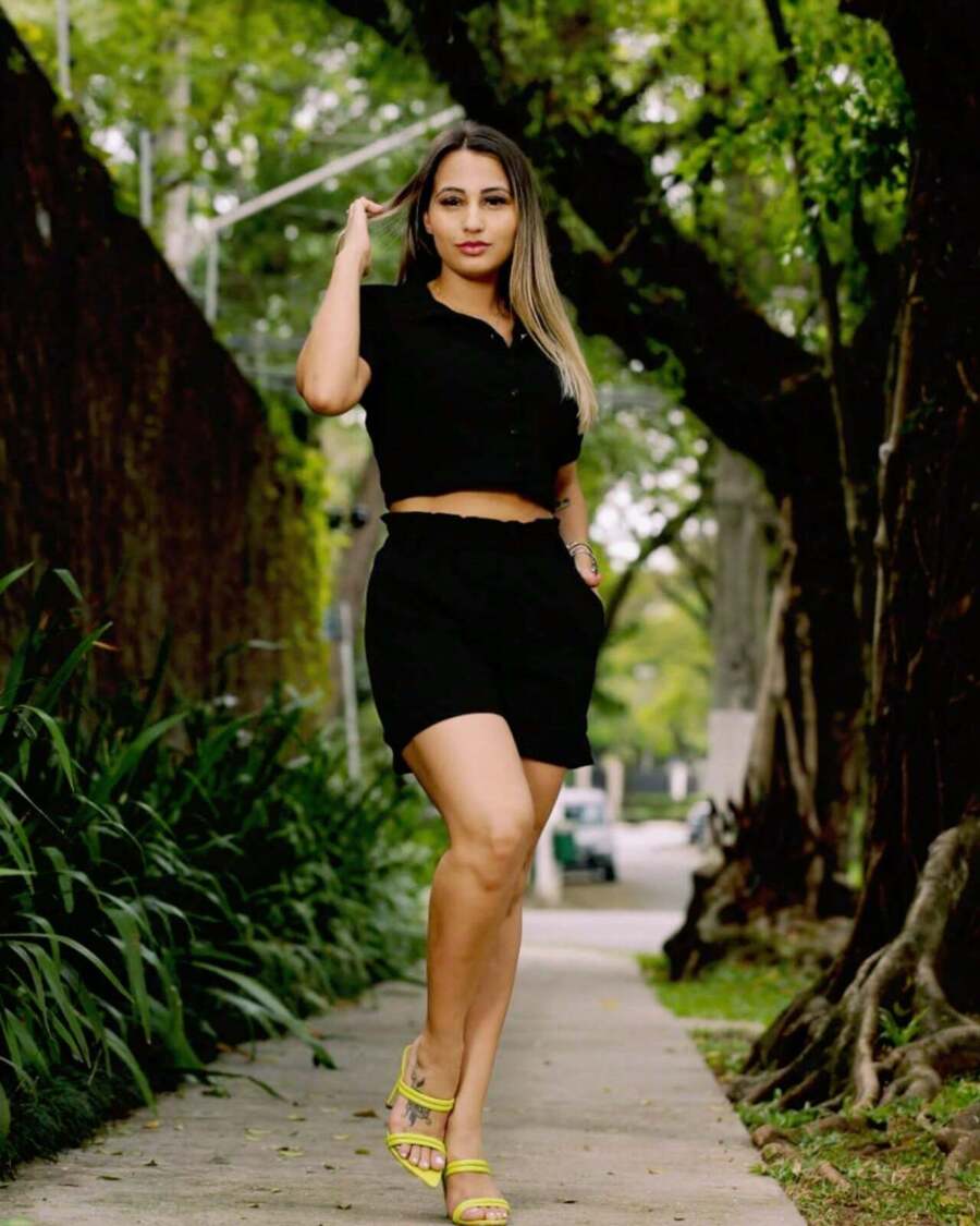 Women Two-Piece Outfits - Black - View 1