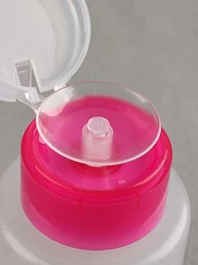 1個指甲油卸妝液泵空儲液瓶,適用於卸妝乳、爽膚水、指甲油卸妝液、唇部和眼部卸妝液。粉色上蓋。 - 彩色 - 查看 6