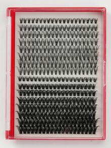 16 Lines 320 Clusters 30d+50d Eyelash Extensions Diy False Eyelashes For Natural And Fashionable 3d Effect - D - View 1