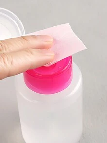 1個指甲油卸妝液泵空儲液瓶,適用於卸妝乳、爽膚水、指甲油卸妝液、唇部和眼部卸妝液。粉色上蓋。 - 彩色 - 查看 3