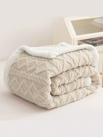 1 pieza Manta para bebé de 70*100cm/27,6*39,4 pulgadas, material doble sólido, unicolor, material doble cara, suave y cómodo, habitación de niños amor día de San Valentín