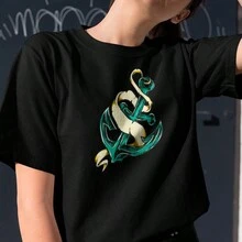 Women T-Shirts - màu đen - Xem 2