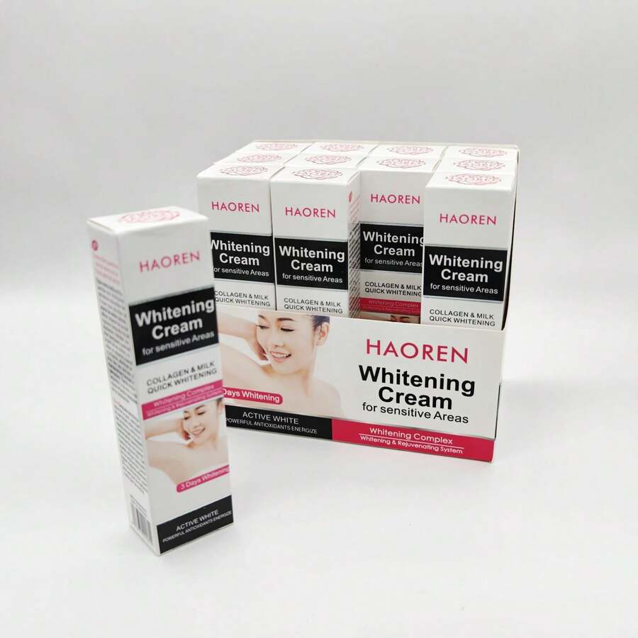 Crema Blanqueadora para Axilas y Zonas Sensibles- Caja con 12 Cremas - Blanco - Ver 1