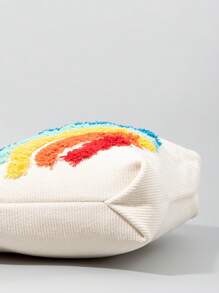 女士手提包、女包、帆布包、女士手提包、女士手提包、女士单肩包、其他印花、流苏、仿皮、柔软毛绒、大容量、通勤、办公室、工作、适合女性、新手和白领人士、适合女孩、少女 - 彩色 - 查看 6