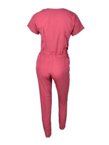 SOULMATE Lady Lotus Surgical Pajamas - Baby Pink - View 3