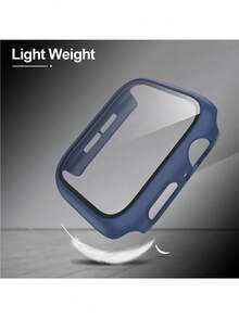 6pcs/Set Fashion Anti-Fall Ultra-Thin Tempered Glass Protective Case, Compatible With Apple Watch 38/40/41/42/44/45/46/49mm, Compatible With Apple Watch Series Ultra/SE/10/9/8/7/6/5/4/3/2/1, Smartwatch Accessories - Multicolor - View 4