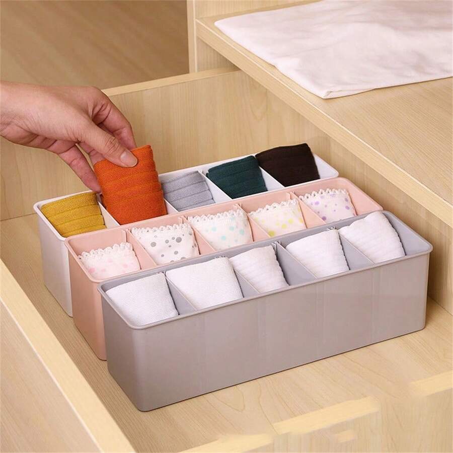 1 Miếng Ngăn Hộp trữ Với Có thể tháo rời , Đối với Hộp đựng In Vật dụng trong nhà - Hồng - Xem 1
