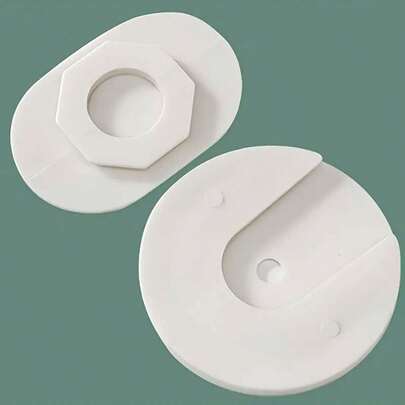 Power Socket Holder, No Drilling Socket Fixed Bracket, Desktop, Wall, Multi-Functional Fixing Bracket, Sticky Storage Rack For Socket/Remote Control/Storage Box