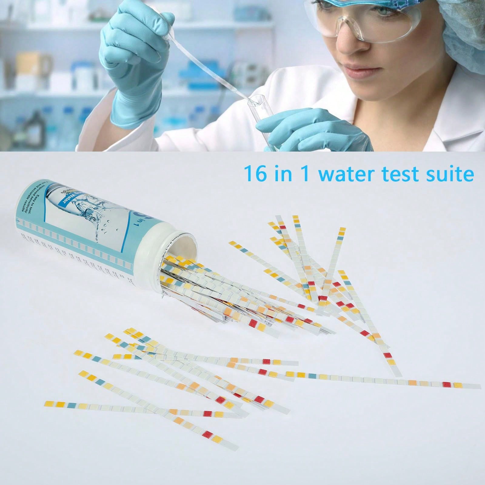 16 In 1 Water Testing Kit For Drink Water Accurate Water Test Strips