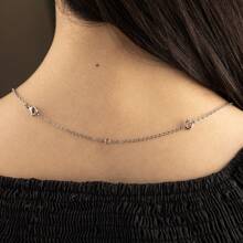 3Pcs Golden Stainless Steel Necklace Extender Chain Necklace Extenders Tail Chains For Bracelet Anklet Stainless Steel Chain Extenders For Jewelry Making