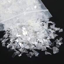 6 袋装 60 克全息美人鱼不对称亮片指甲闪光片闪亮亮片 DIY 配件美甲装饰用品美甲配件套装每袋 10 克 - 彩色 - 查看 5