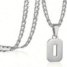 1 Miếng Mạ vàng Số Dây chuyền , Thép không gỉ Chuỗi , 60cm + 5cm , Cá nhân hóa Đồ treo Vật rủ xuống Đối với Quạt , Nam , NỮ , Con trai , Cô gái , Giáng sinh Qủa tặng ( ) - 1 dây chuyền mạ vàng 18k - Xem 36