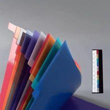 10 Sheets A4 Multi-Color Numbered Dividers & Digit Divider Pages, School Office Documents, Student File Storage Organizers (Assorted Colors),School Supplies,Back To School