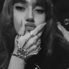 1入夸張男士手骨骼手鏈 - 槍黑色 - 查看 3