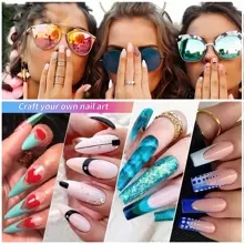 #8-#18 Kolinsky Acrylic Nail Brush - Blue - View 8