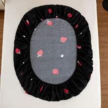 Bộ chăn ga gối đệm in hoa 3 món: 1 ga trải giường và 2 vỏ gối [Không có ga trải giường] - quả mâm xôi nhỏ - Xem 8