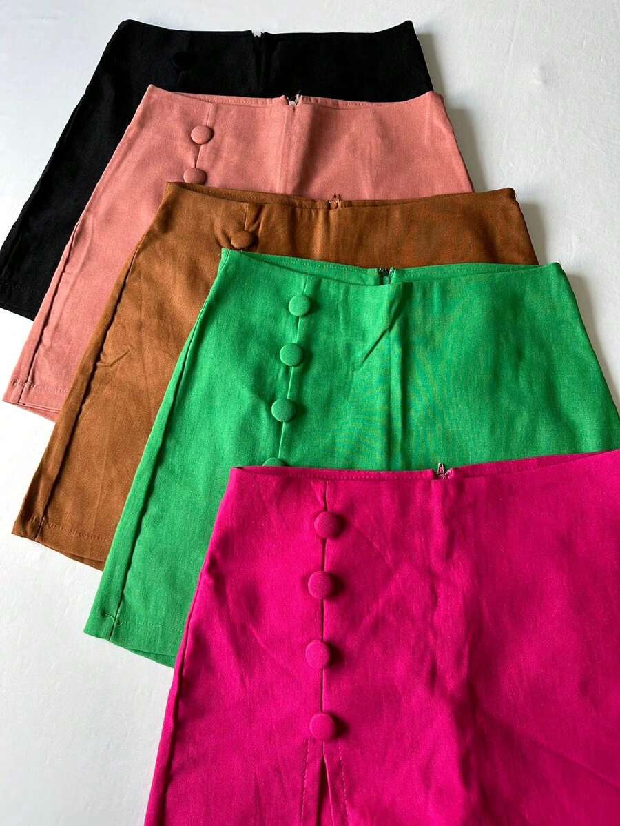 Women Shorts - 綠色 - 查看 1