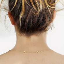 3Pcs Golden Stainless Steel Necklace Extender Chain Necklace Extenders Tail Chains For Bracelet Anklet Stainless Steel Chain Extenders For Jewelry Making