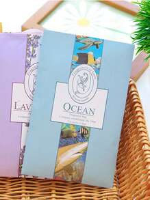 3pcs Hanging Lavender Fragrance Sachets, Suitable For Living Room, Wardrobe, And Car