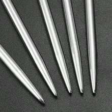 22PCS 25CM Stainless Steel Knitting Needles Sets 2-8mm Single Pointed Sweater Needles Set Knitting Kit For DIY Sewing Accessories - Silver - View 6