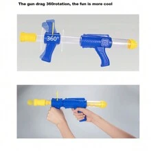 1入組柔軟子彈射擊玩具,玩具槍,玩具氣動槍,適用於青少年,附送24個eva球 - 藍色 - 查看 5