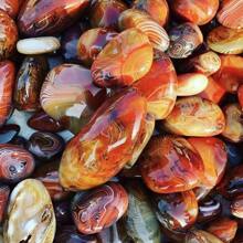 1入素緞水晶手工造型天然石英晶體家居裝飾禮物,靈氣治療,隨機發送含有些許裂縫和小缺口的天然石頭 - 1-2pcs Random - 查看 5