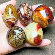 1入素緞水晶手工造型天然石英晶體家居裝飾禮物,靈氣治療,隨機發送含有些許裂縫和小缺口的天然石頭 - 1-2pcs Random - 查看 8