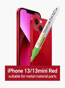 Touch Up Paint Compatible With IPhone(13/13mini Red), Iphones Touch Up Paint Pen, Two-In-One Scratch Remover For Deep Scratches, Special-Purpose Repair Paint Pen Universal Color Optional Compatible With IPhone (1 Pack) - Red - View 10