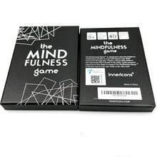 1pc "The Mind Fulness Game" Party Game Card,Fun Card Game,Family Gathering Board Games,Holiday Card Games,Interesting Gift - Black - View 4
