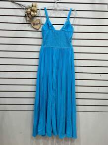 Women Dresses - 藍色 - 查看 2