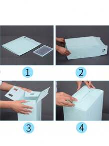 Paquete De Cajas para Zapatos Apilable Transparente, Zapatera Organizador a Prueba de Polvo, Zapatero con Solapa Transparente, Caja Zapatera Puede Utilizarse por Separado, Ahorro de Espacio, Zapateras Multicolor - Multicolor - Ver 8