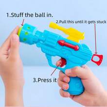 1pc Ping Pong Ball Shooter, Shoots Plastic Balls, Outdoor Interactive Toy Gift For Festivals And Birthdays - Multicolor - View 4