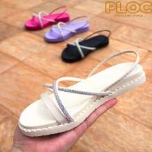 Kids Flat Sandals - 米色 - 查看 2