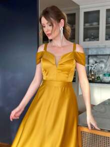 Bridesmaid Dresses - Mustard Yellow - View 3