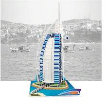 1入組3d拼圖,著名建築3d模型拼圖,青少年生日禮物,家庭遊戲玩具,房間和客廳裝飾,創意3d拼圖紙製模型,diy玩具,益智拼圖玩具 - 白色 - 查看 2